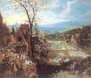 A Flemish Market and Washing-Place